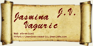 Jasmina Vagurić vizit kartica